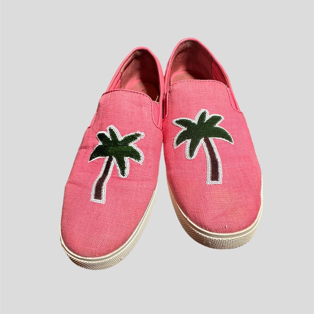 Katy Perry size 8 sneakers with palm tree - Picture 10 of 10